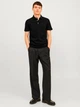 Поло длинное мужское Jack & Jones 12136668 L Black (5715096203185) - изображение 3