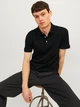 Поло длинное мужское Jack & Jones 12136668 L Black (5715096203185) - изображение 4