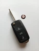 Корпус ключа Seat Skoda Volkswagen 3 кнопки + 1 кнопка (22-15) - зображення 1