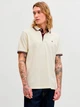 Поло длинное мужское Jack & Jones 12136668 L Antique White (5715733951899) - изображение 1