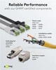 Патч-корд Goobay RJ45 SFTP8.1 0.5m patch AWG26 D=6.2mm LSOH 4PPoE сірий(75.06.1114) - изображение 8