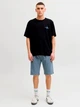 Шорты хлопковые короткие мужские Jack & Jones 12288638 L Blue Mirage (5715733304800) - изображение 3