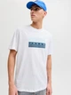 Футболка хлопковая длинная мужская Jack & Jones 12289863 XL Bright White (5715866830948) - изображение 4