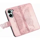 Чохол-книжка з малюнком UniCase Butterfly Pattern для Xiaomi Poco X8 Pro - Rose Gold - зображення 3