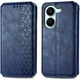 Чохол Deexe Rhombus Wallet для Xiaomi Poco X8 Pro - Blue - зображення 1