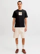 Футболка хлопковая длинная мужская Jack & Jones 12290856 S Black (5715867123209) - изображение 3