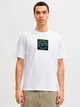 Футболка хлопковая длинная мужская Jack & Jones 12290856 2XL Bright White (5715867123384) - изображение 1