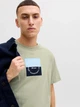 Футболка хлопковая длинная мужская Jack & Jones 12290856 XL Seagrass (5715867123278) - изображение 4