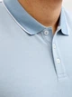 Поло длинное мужское Jack & Jones 12292225 4XL Ashley Blue (5715869835759) - изображение 5