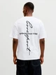 Футболка хлопковая длинная мужская Jack & Jones 12292982 XL Bright White (5715866860426) - изображение 2