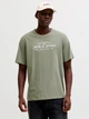 Футболка хлопковая длинная мужская Jack & Jones 12298017 S Smokey Olive (5715868965891) - изображение 1
