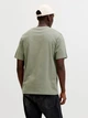 Футболка хлопковая длинная мужская Jack & Jones 12298017 S Smokey Olive (5715868965891) - изображение 2