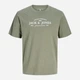 Футболка хлопковая длинная мужская Jack & Jones 12298017 M Smokey Olive (5715868965938) - изображение 7
