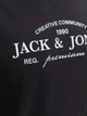 Футболка хлопковая длинная мужская Jack & Jones 12298017 2XL Black (5715868966072) - изображение 6