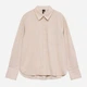 Рубашка хлопковая женская Vero Moda 10344941 L Silver Lining (5715871578033) - изображение 5