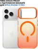 Чохол для смартфона BeCover FIBRA Shock-Proof case with MagSafe для Apple iPhone 17 Pro Orange (BC_715465) - зображення 4