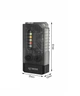 Фонарик BORUiT V10L с лазерной указкой, аккумуляторный, 1000 lm, USB Type-C черный - изображение 2