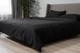 Простирадло на резинці ARDESTO Mix&Match Premium, 180x200+30см, 100% бавовна, сатин, чорний - зображення 8