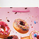 Пакет подарунковий паперовий з ручками "Donuts" R34779-S 18х23х10 см Різнокольоровий - зображення 3