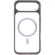 Чехол TPU+PC GETMAN Moon Clear with Magnetic Safe для Apple iPhone 17 Air (6.5") Grey - изображение 3