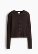 Кардиган H&M 13318 Темний коричневий XL (1299) - изображение 3