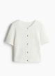 Кардиган H&M 13300 Молочний S (1271) - изображение 1
