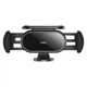 Автотримач для телефона Baseus Steel Cannon pro Solar Electric Car Mount Black - изображение 3