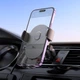 Автотримач для телефона HOCO H18 Mighty one-button car holder(air outlet) Black - изображение 7