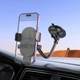 Автотримач для телефона HOCO H20 Mighty one-button car holder(windshield) Black - зображення 6