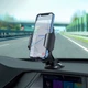 Автотримач для телефона HOCO CA82 Just fast suction cup car holder Black - изображение 7