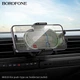 Автотримач для телефона BOROFONE BH133 Rio push-type car holder (air outlet) Black - зображення 8