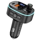 АЗУ с FM модулером HOCO E62 Fast PD20W+QC3.0 car BT FM transmitter Black - изображение 1