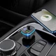 АЗУ с FM модулером HOCO E62 Fast PD20W+QC3.0 car BT FM transmitter Black - изображение 7