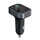 АЗУ с FM модулером Baseus S-09 Pro Series Car FM Transmitter Cluster Black - изображение 1