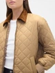 Куртка демисезонная короткая женская Gap 888989705 L Бежевая (1159859267) - изображение 4