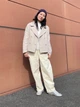 Женское осеннее короткое пальто UNIQLO 242373274 2XL Молочное (1159859368) - изображение 4