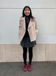 Женское осеннее короткое пальто UNIQLO 242373274 2XL Молочное (1159859368) - изображение 9