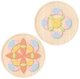 Pastelowa mandala Classic World układanka Montessori mozaika kwiaty (6927049022616) - obraz 3