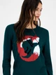 Джемпер женский Tommy Hilfiger 341851429 S Зеленый (1159859635) - изображение 6