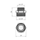 Ніпель перехідний латунний LexLine 3/4" × 1/2" НН (зовнішня різьба), PN10 - изображение 2