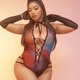 Боди Plus Size батал для пышных форм Экстази Разноцветный XXXL - изображение 5