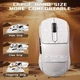 Ігрова ергономічна мишка ATTACK SHARK V5 White Nano Ice, 8000Hz, PAW3950, 42000 DPI, 500mAh, 2.4G/Bluetooth/Кабель - зображення 3