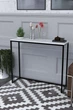 Столик консольный EcoLoft DSP-1157-7 в стиле лофт Белый - изображение 1