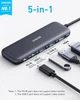 Мультипортовий адаптер Anker 332 USB-C Hub 5-in-1 Black (A8355011) - зображення 2