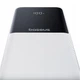 Павербанк Baseus 10000mAh 22.5W з вбудованими кабелями Type-C та Lightning, швидка зарядка, дисплей Білий PJP31 - зображення 12