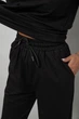 Костюм женский повседневный однотонный, цвет черный, L, 221R101 - изображение 5