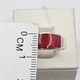 Кольцо серебряное с кораллом 18,5 2,59 г - изображение 4