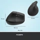 Мышь Logitech Lift Left Vertical Ergonomic Wireless/Bluetooth Graphite (910-006474) [163464] - изображение 9