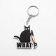 Брелок "What?" - Кот с ножом - изображение 1