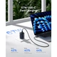 Адаптер сетевой BASEUS PicoGo AE11 Fast Charger |1USB/2Type-C, 67W/3A, PD/QC| - изображение 5